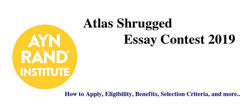 Atlas Shrugged Essay Contest 2019