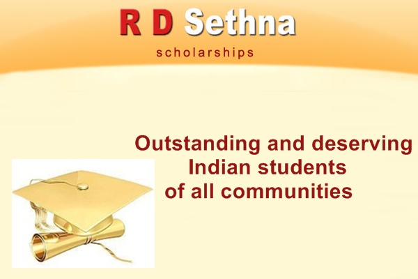 RD Sethna Loan Scholarship